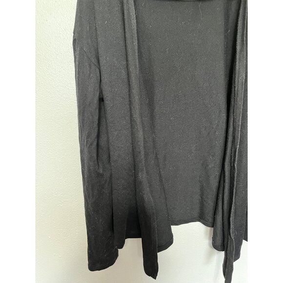 Live 2 Lounge Cardigan Black Open Front Womans Size XL - Picture 4 of 4